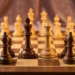 원목 자석 체스 세트 두뇌 개발 전략 보드게임