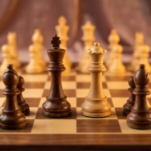 원목 자석 체스 세트 두뇌 개발 전략 보드게임