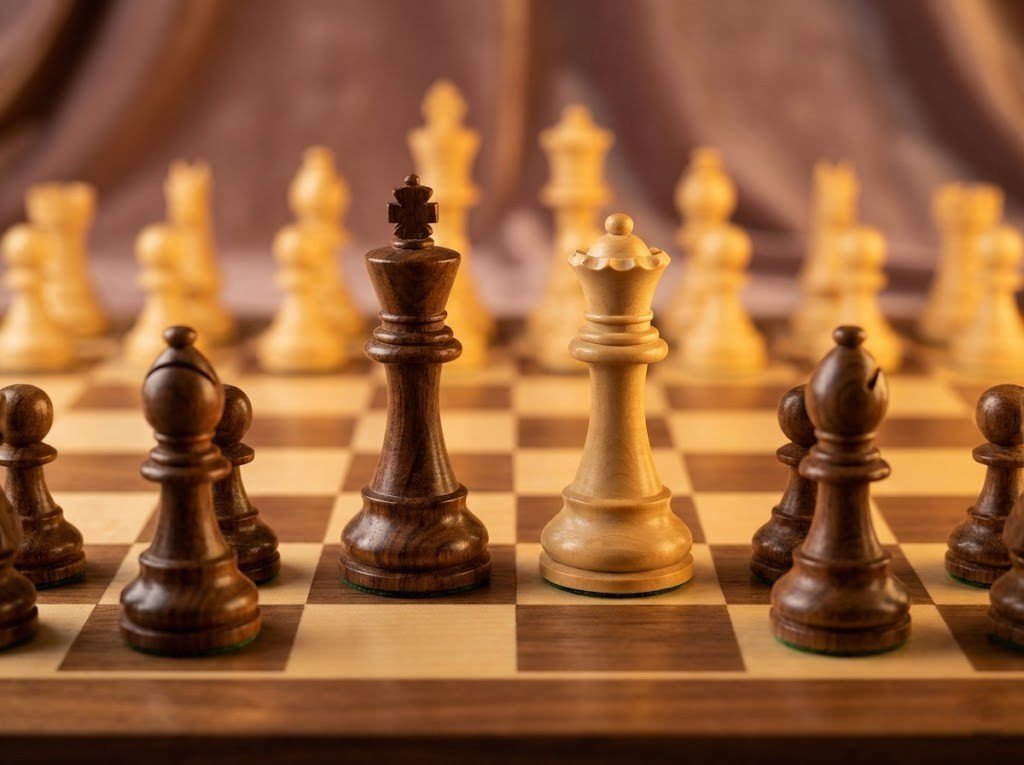 원목 자석 체스 세트 두뇌 개발 전략 보드게임