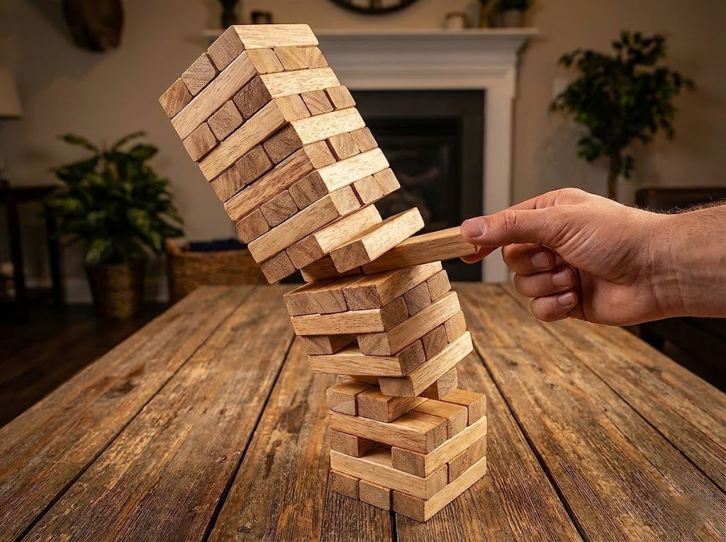 대형 젠가 원목 텀블링 타워 파티 보드게임