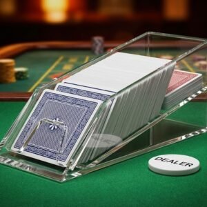 아크릴 카드 슈 딜러용 카드 보관함 포커 액세서리